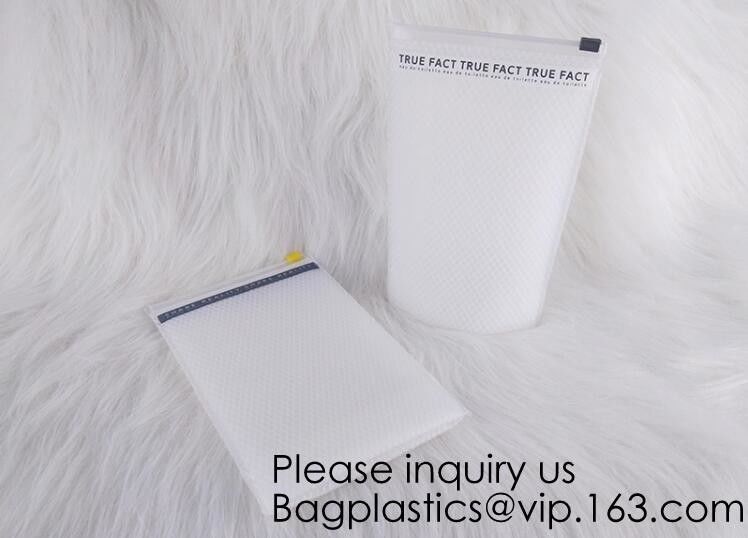 Matt Mesh EVA Zip lockk Bubble Bag, Air bubble plastic packing bag,eva Zip lockk bag for perfume with custom logo, bagease
