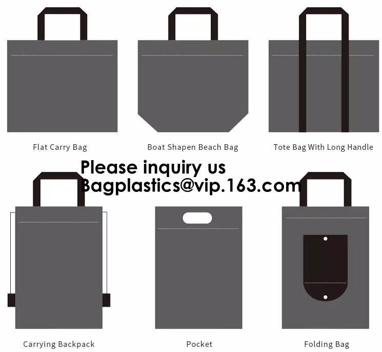 Flet Carry Bag, Boat Shapen Beach Bag, Tote Bag With Long Handle, Carrying Backpack, Pocket, Folding Bag, Bagease, Bagpl
