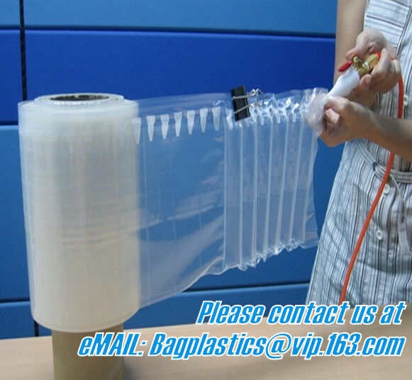 OEM/ODM China Plastic Bubble Cushion Wrap Air Bubble Film Packaging For Protective Air Column Pillow Air Cushion, bageas
