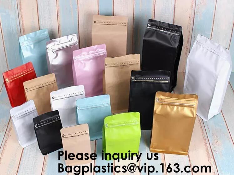 Matte Stand-Up Food Grade Design Storage Zip lockk Bags (3oz (5&quot; x 7&quot;), Matte Mixed Color Design Stand-Up Pouch), BAGEASE