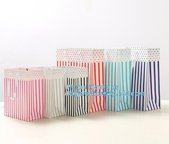 Eco-friendly Recyclable Luxury High Quality Custom Kraft Paper Bag，Shopping Carry Bag,Paper Bag Printing, Carrier Bag Wi