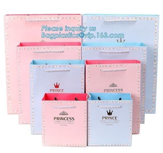 Luxury Rope Handle Laminated Paper Carrier Bags,brand Luxury laminated manila carrier paper hand bag, bagplastics, bagea