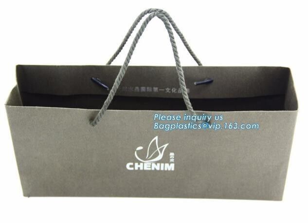 China Wholesale Custom Logo kraft paper bag, White Kraft Paper Shopping Bag, Luxury Printed Packaging Paper Gift Bag