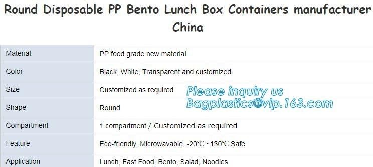 Healthy Plastic Food Storage Box from Freezer to Microwave,lunch box 2 compartment hot microwave food container bagease