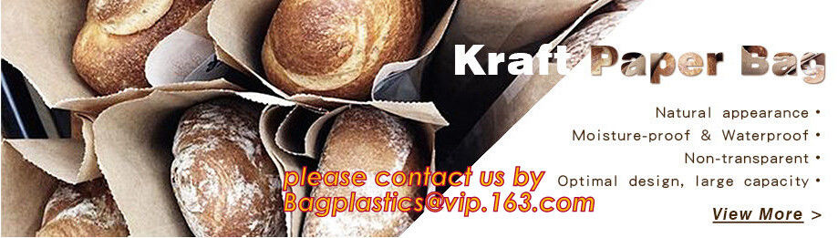 Eco-friendly Reusable bags Hot Chicken Bread Food Pack Printed Aluminum Foil Lined square bottom paper bag, BAGPLASTICS