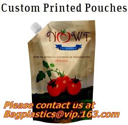 customized Reusable Stand Up 500ml 1000ml Packaging Spout Plastic Bag For Liquid With child proof caps reusable kids liq