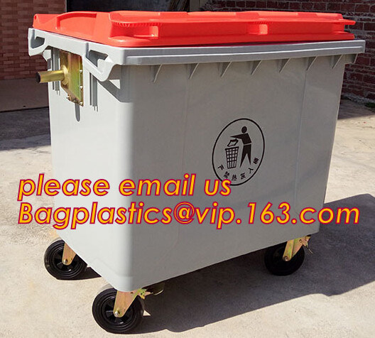 Trash Can industrial trash bin, Control Liter HDPE Outdoor Plastic Trash Can plastic street waste bin with pedal