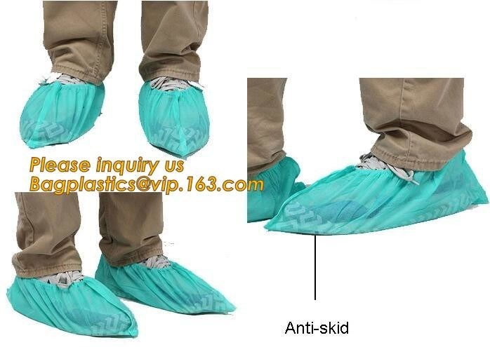 Disposable Blue waterproof rain boot/shoe covers,rain cover for shoes,Eco-friendly Professional Shoe cover made in China