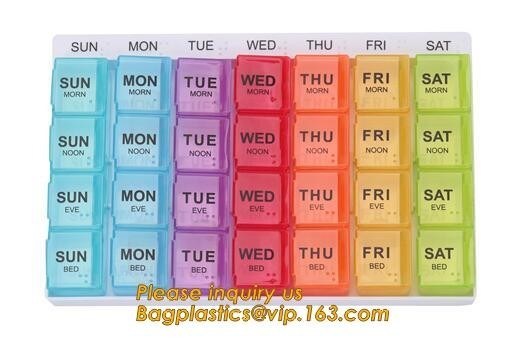 week pill box 7 day Medicine Pill box for health care,Customized logo Hot sales colorful plastic pill box,7 day pill box