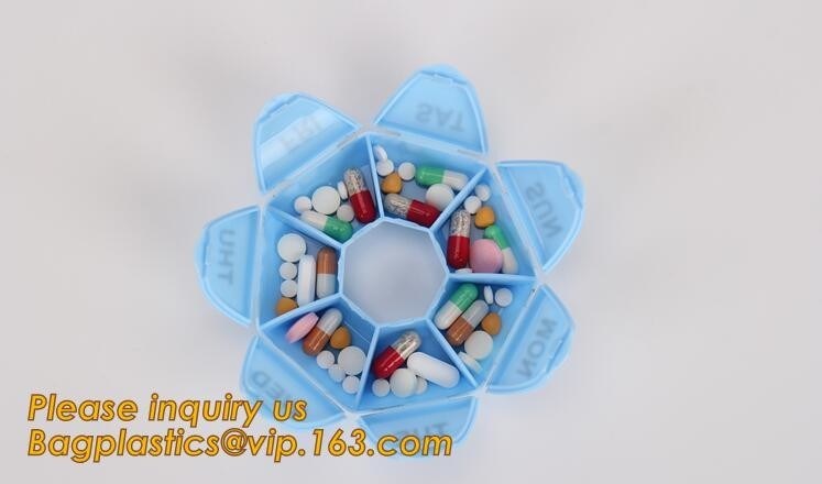 Pill Box for Pharamcy Promotion free pill box fancy weekly pill box,tablet drug color Monthly planner Compounding Medica