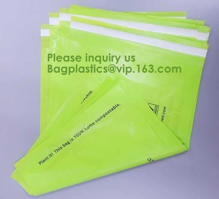 Cornstarch made biodegradable compostable shipping plastic mailing bag custom bubble mailer poly mailers bagease bagplas