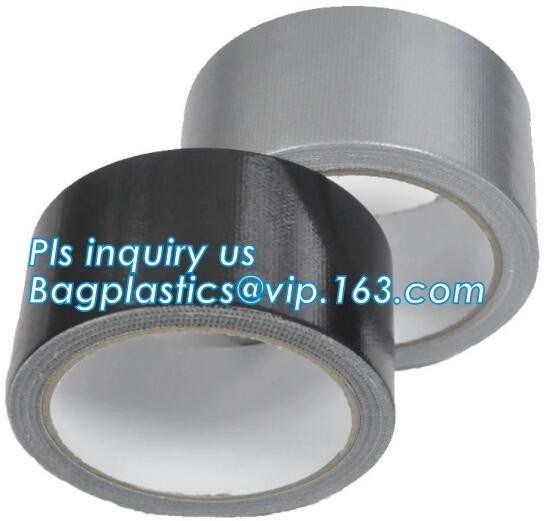 SILVER TAPE, BLACK SCOTH, 2&quot; x 60y Gaffa Cloth Tape Duct Waterproof Heavy Duty Strong gaffer duck tape, BAGEASE, BAGPLAS