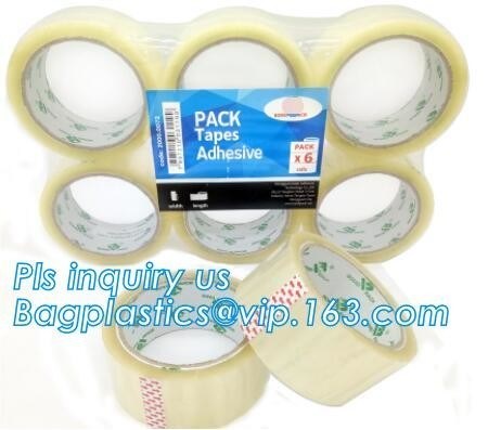 bopp tape rolls duct tape 48mmX100m adhesive tape,Strong stick Super clear BOPP Adhesive packing tape for carton sealing