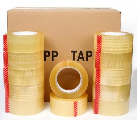 Custom Logo Printed reinforcement bopp packing tape made in China,Crystal Clear Box Sealing Bopp Tape for Carton Tape Di