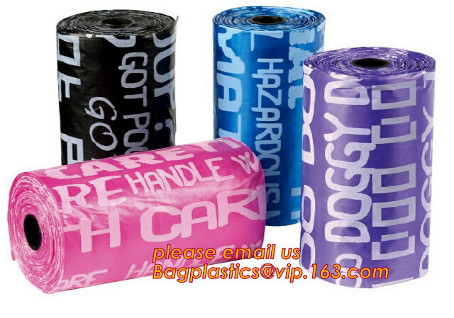 custom printed eco friendly cornstarch biodegradable pet waste bag dog poop bags, Pet Waste bag,Poop Bag with Bone Shape