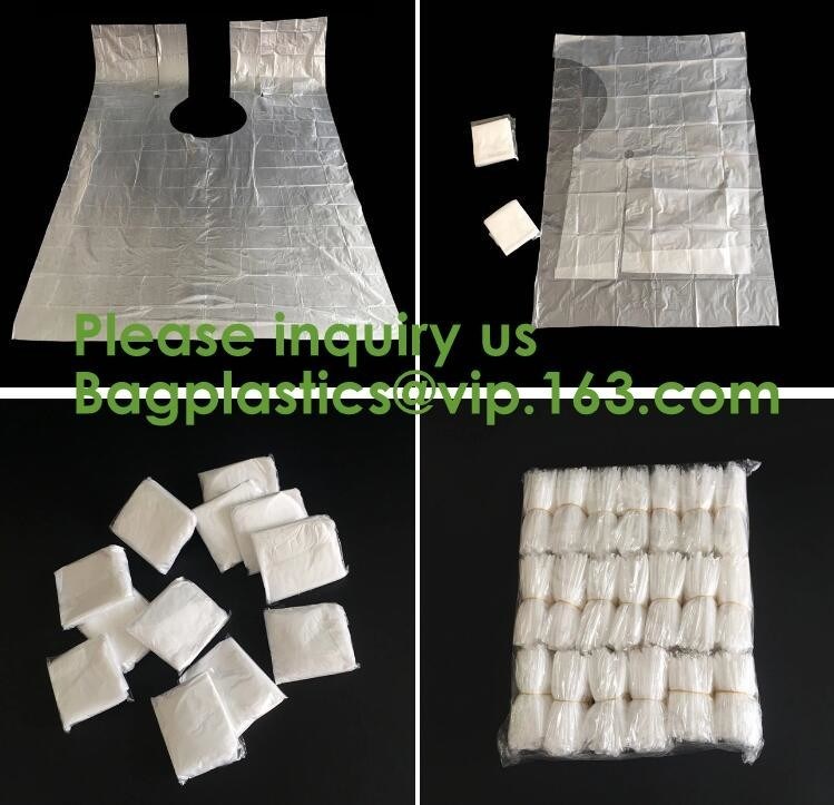 100% Biodegradable Compostable Disposable Apron For Kitchen, Compostable Kitchen Apron, Copolyester (PBAT) And Starch