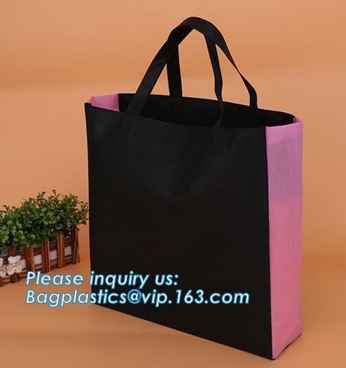 cambrel bags non woven bag, logo printed reusable cheap shopping u cut non woven bag, promotional Design fashion style c