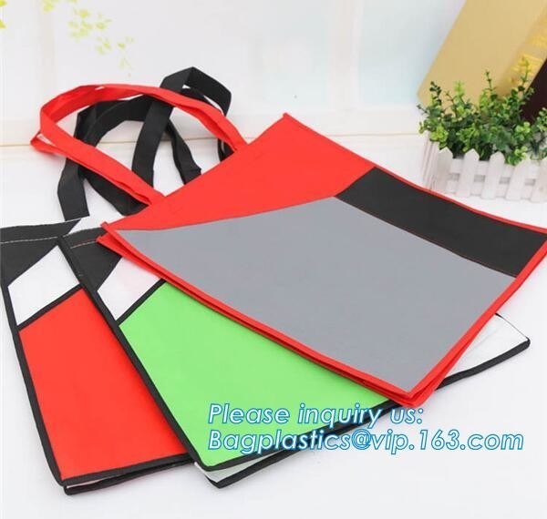 Promotion cheap 1C simple printing yellow shopping non woven bag, Cheap 100% New Recyclable Whole Bag Heat Sealed Machin
