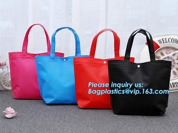 wholesale cheap customized recycled die cut 40 gsm non woven bag, Non-Woven Fabric Bottle T-Shirt Shopping Bag/ t-shirt
