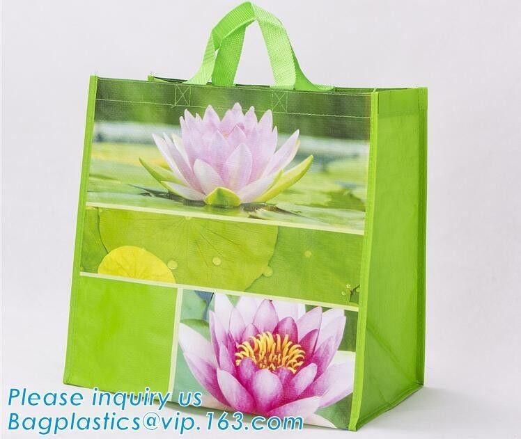 recycled pp woven laminated shopping bags glossy pp woven bags for advertising,ecofriendly pp lamination non woven shopp