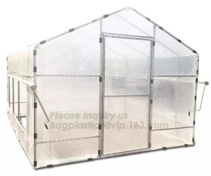 Agricultural Glass Green House for Commerical,Pop up Greenhouse Eco-friendly Fiberglass Poles Overlong Cover 98"x49"x53"