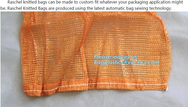 raschel bag,pe raschel mesh bag for fruit and vegetable,Factory price good quality raschel mesh bags for sale, bagease